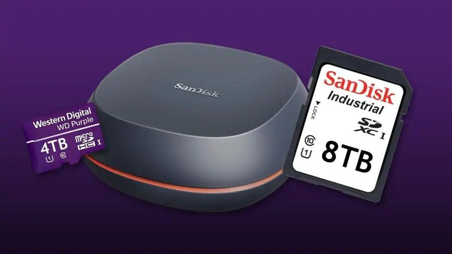 Western Digital представила первую в мире карту SD на 8 Тбайт
