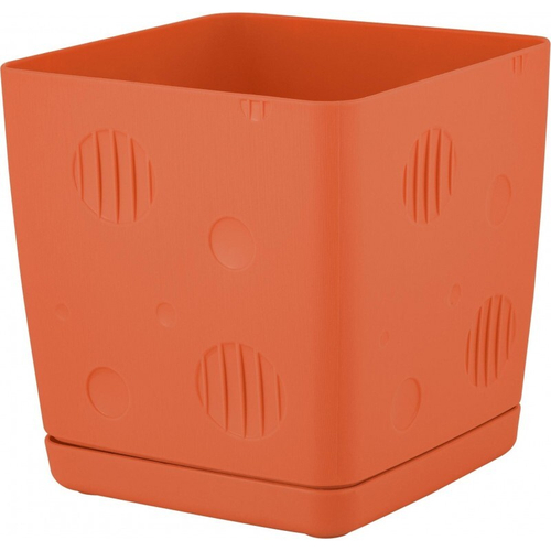 ГОРШОК ДЛЯ ЦВЕТОВ INGREEN MICROCOSM 0,8Л ИТАЛЬЯНСКИЙ ТЕРРАКОТ