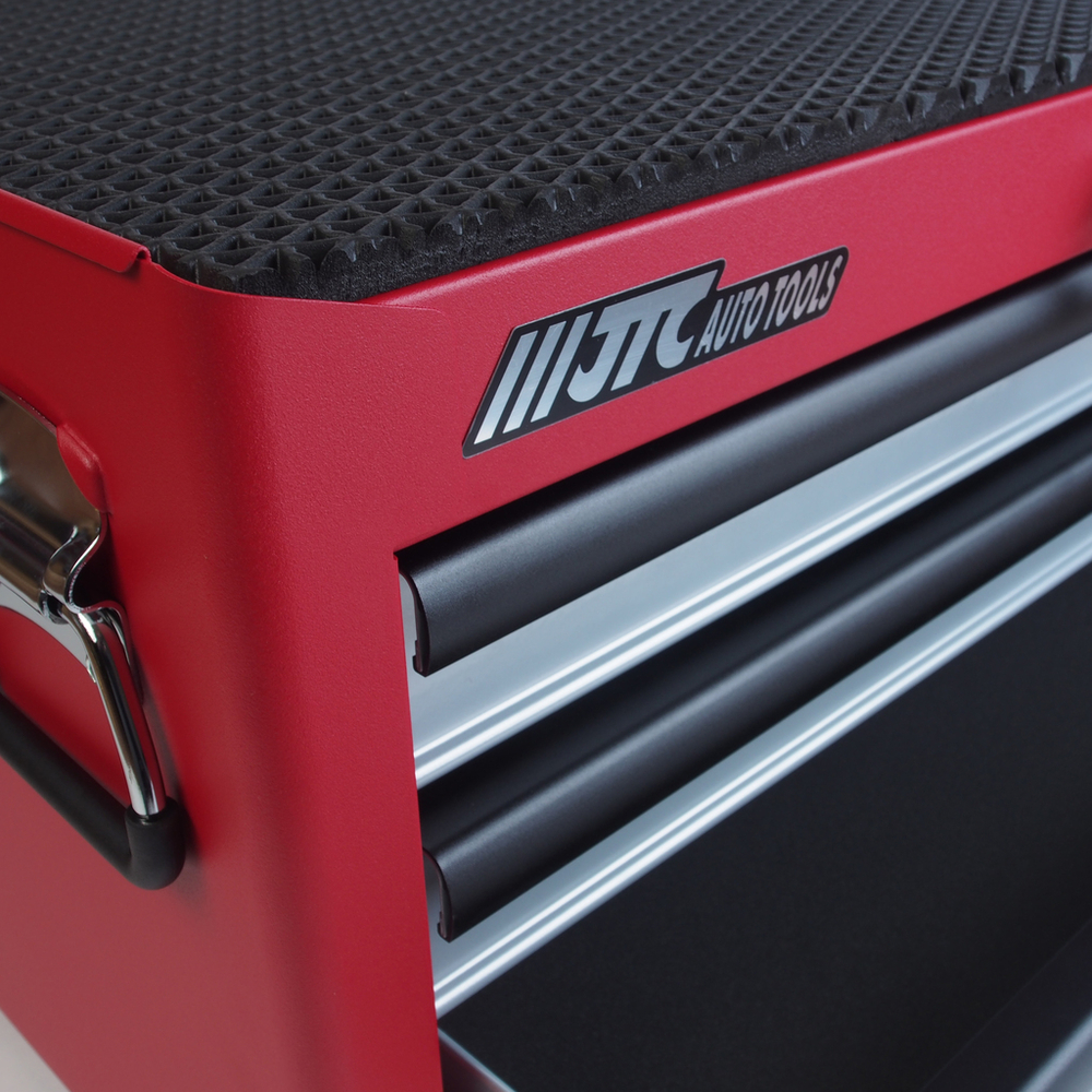 Ящик инструментальный 3 секции, средней глубины, красный 760х535х470 мм JTC /1