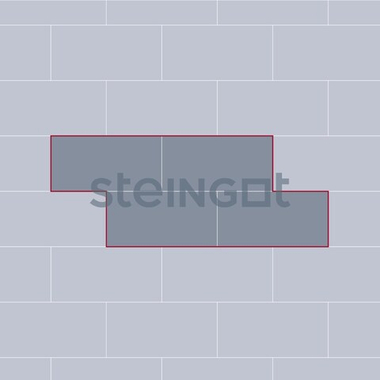 Плита 600*300 Серая 60 мм