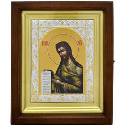 Икона Иоанна Предтечи, писанная в монастыре.