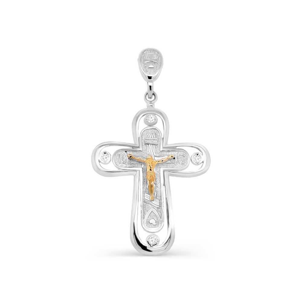 Крест из серебра 925 пробы