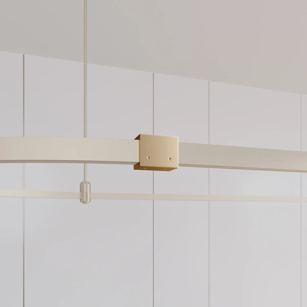 Коннектор прямой ART-APRIORI-CON-H (GD, горизонтальный) (Arlight, IP20 Металл, 3 года) 037629