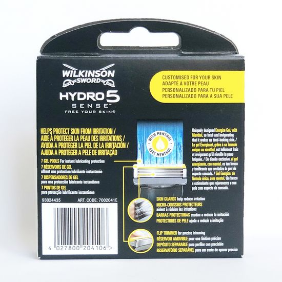 Сменные лезвия Wilkinson Sword Hydro 5 SENSE Energize, 6 шт
