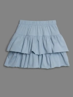 Летний костюм для девочки, лонгслив и юбка