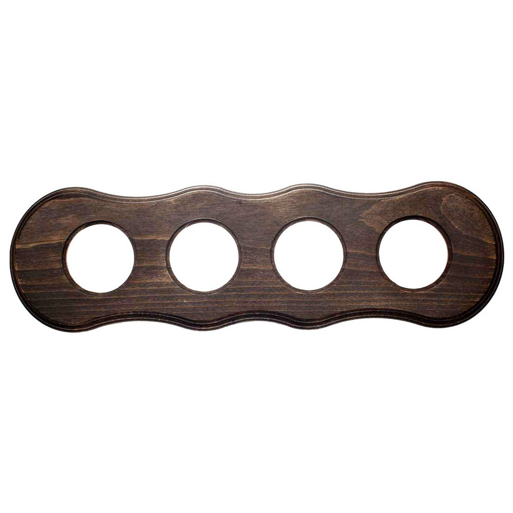 Рамка 4-х постовая для скрытого монтажа (дерево, Винтаж) BF8-640-18