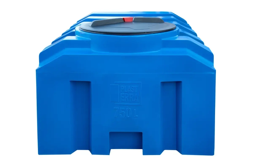 Емкость Пластерра GLK 750 л. прямоугольный (1600x990x750см;синий) - арт.552077