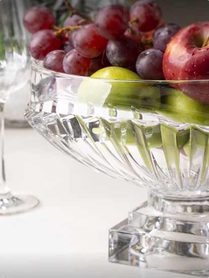 Фруктовница 31х19 см. из стекла на ножке