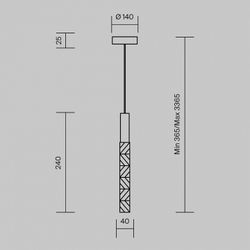 Подвесной светильник Maytoni Selemo MOD328PL-L3CH3K