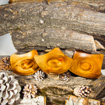 Набор квадратных деревянных чаш-конфетниц Art of Siberia из кедра 3 шт. TN19