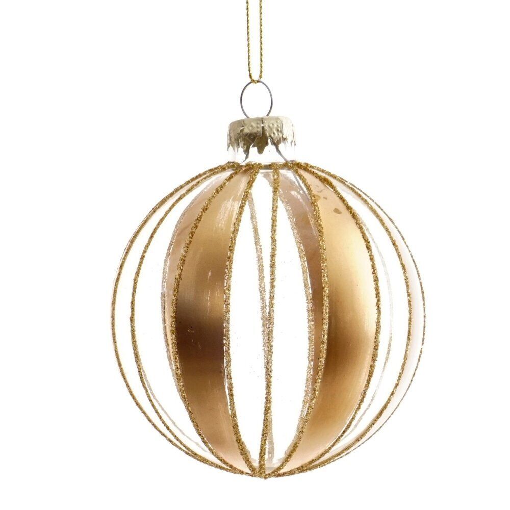 GAEM Украшение новогоднее "Шар/Шар волна/Капля", L8 W8 H10 см, 3в.