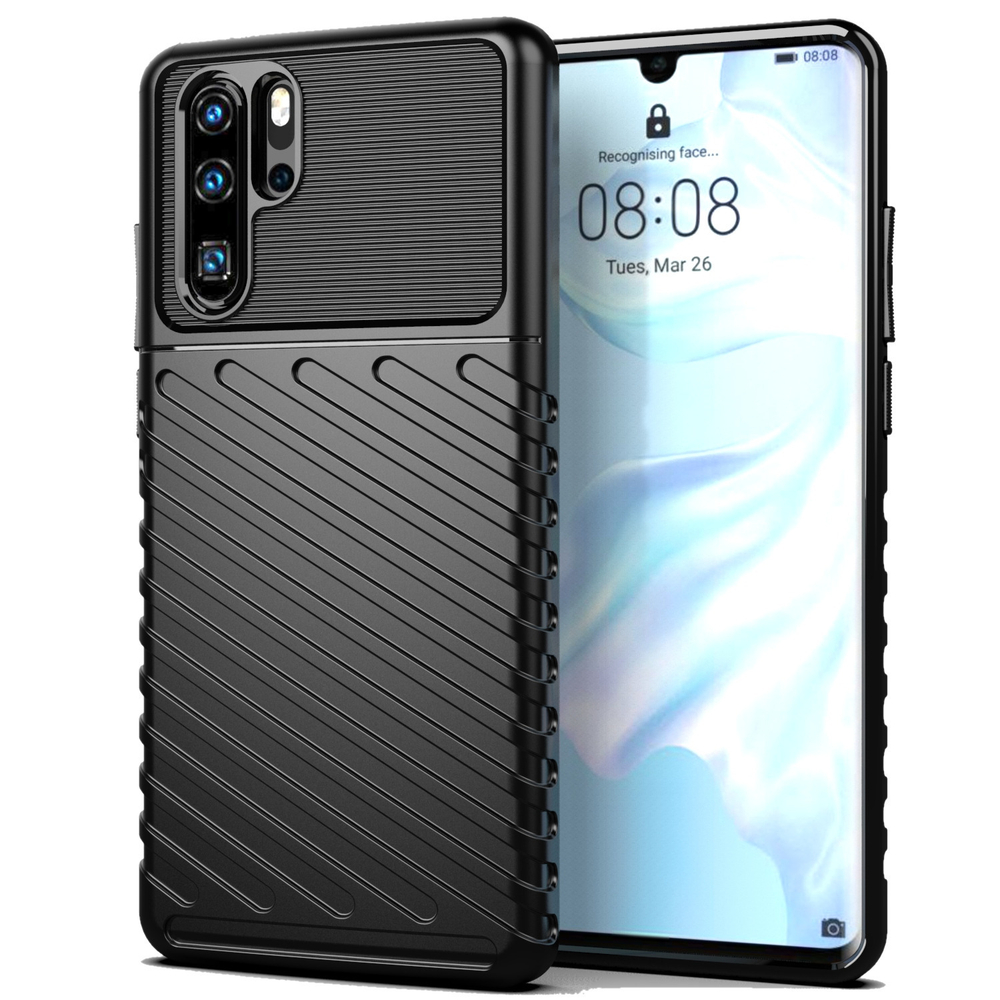 Противоударный чехол для Huawei P30 Pro с текстурным рисунком, серии Onyx от Caseport