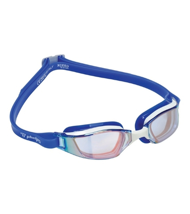 Очки для плавания Phelps XCEED Titanium Mirrored зеркальные переливающиеся линзы
