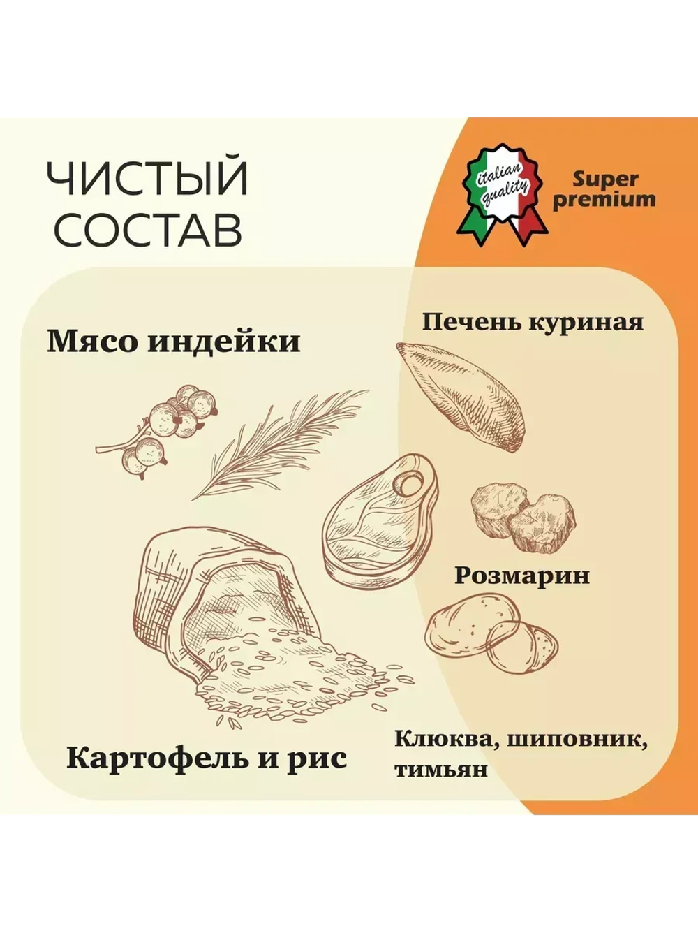 Корм для взрослых собак средних пород, индейка 1,5 кг