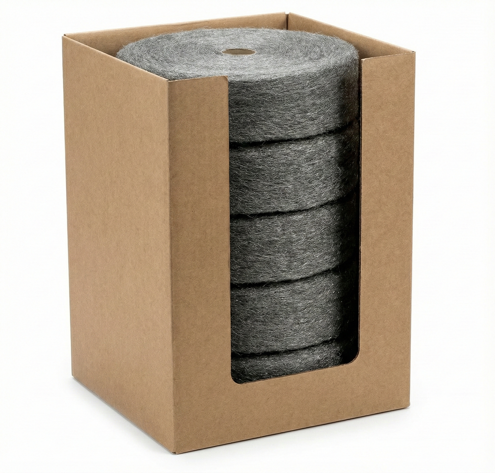 КОРОБКА — Вата для глушителя, 12,5 кг (5 рулонов по 2,5 кг)