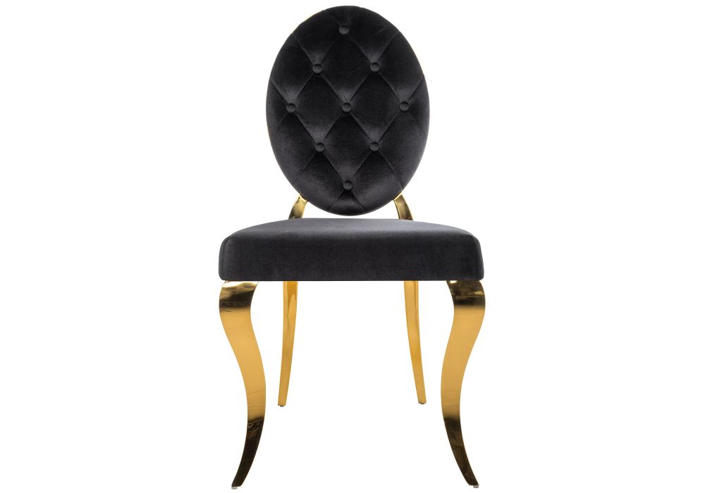 Стул Odda черный / золотой