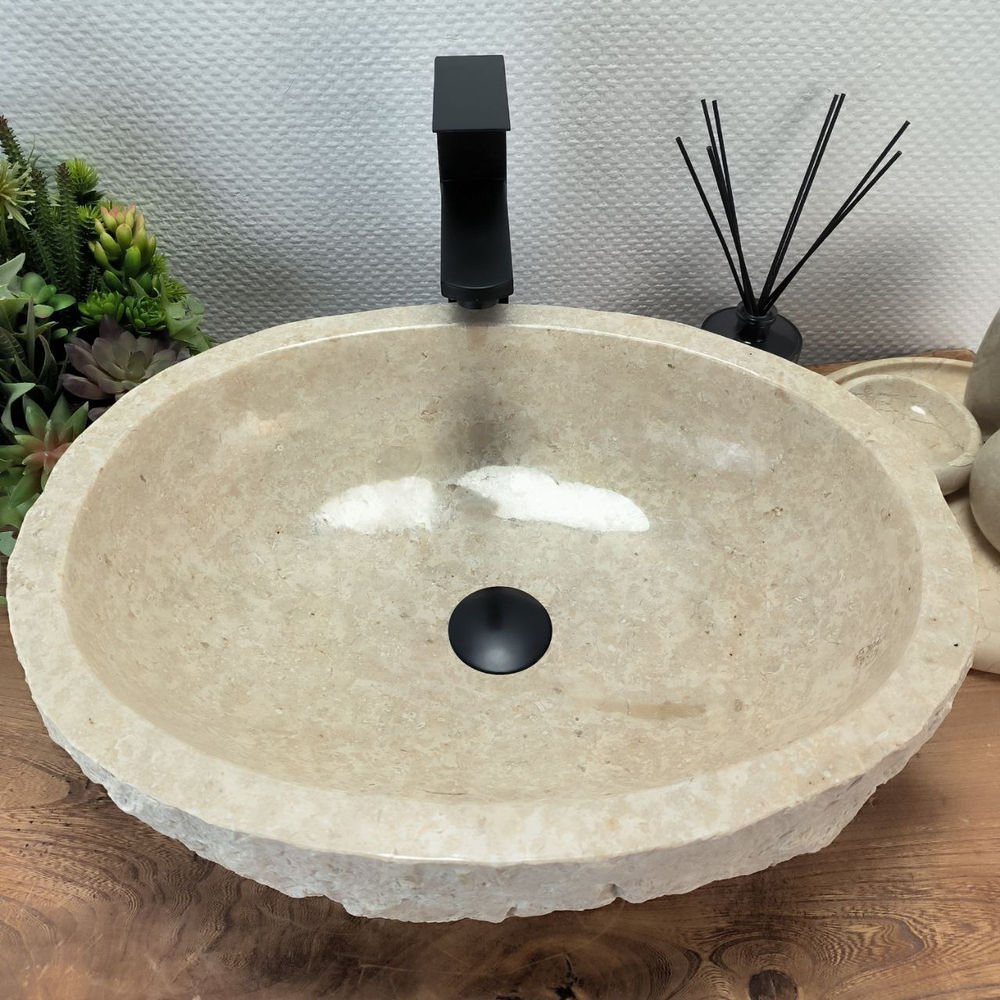 Раковина из мрамора Erozy Cream EM-62772 50*40*15 115
