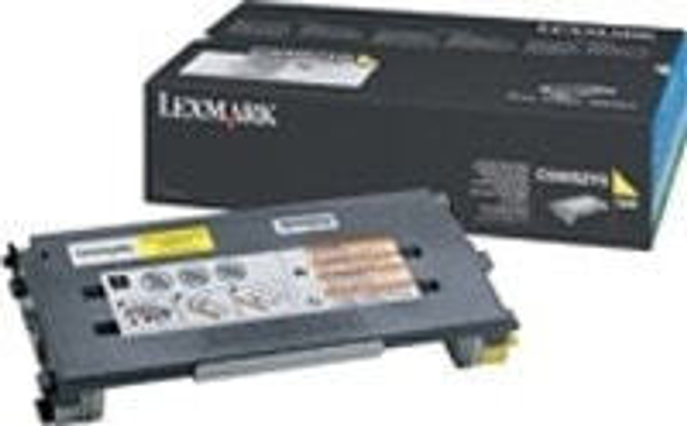 Lexmark C500 Yellow Toner Cartridge (1.5K) Подлинный Желтый C500S2YG
