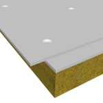 Сэндвич-панель звукоизоляционная ЗИПС-Синема 1200х600х120 мм с комплектом крепежа