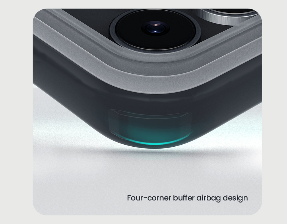 Противоударный чехол для iPhone 17 Pro Max, серия Super Frosted Shield Pro (Clear version) прозрачный тонированный от Nillkin