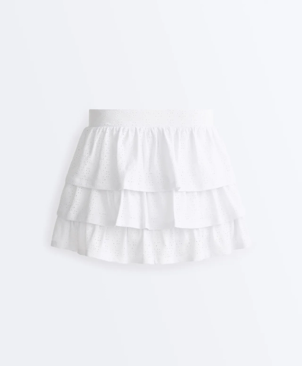 Короткая юбка Comfortlux с вышивкой- OYSHO