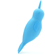 Голубой вибромассажер Unihorn of the Sea Neigh Mo для точечной стимуляции (Цвет: голубой)