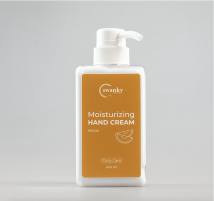 Увлажняющий крем для рук "Дыня", Swanky Stamping, 450 мл