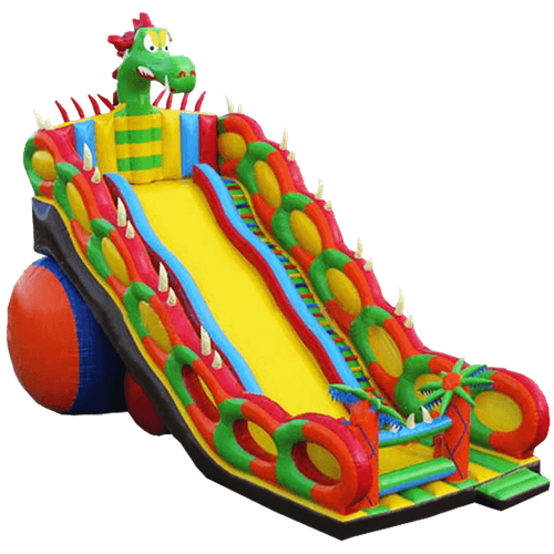 Батут-горка "Дракон 2", 15*7*9 м