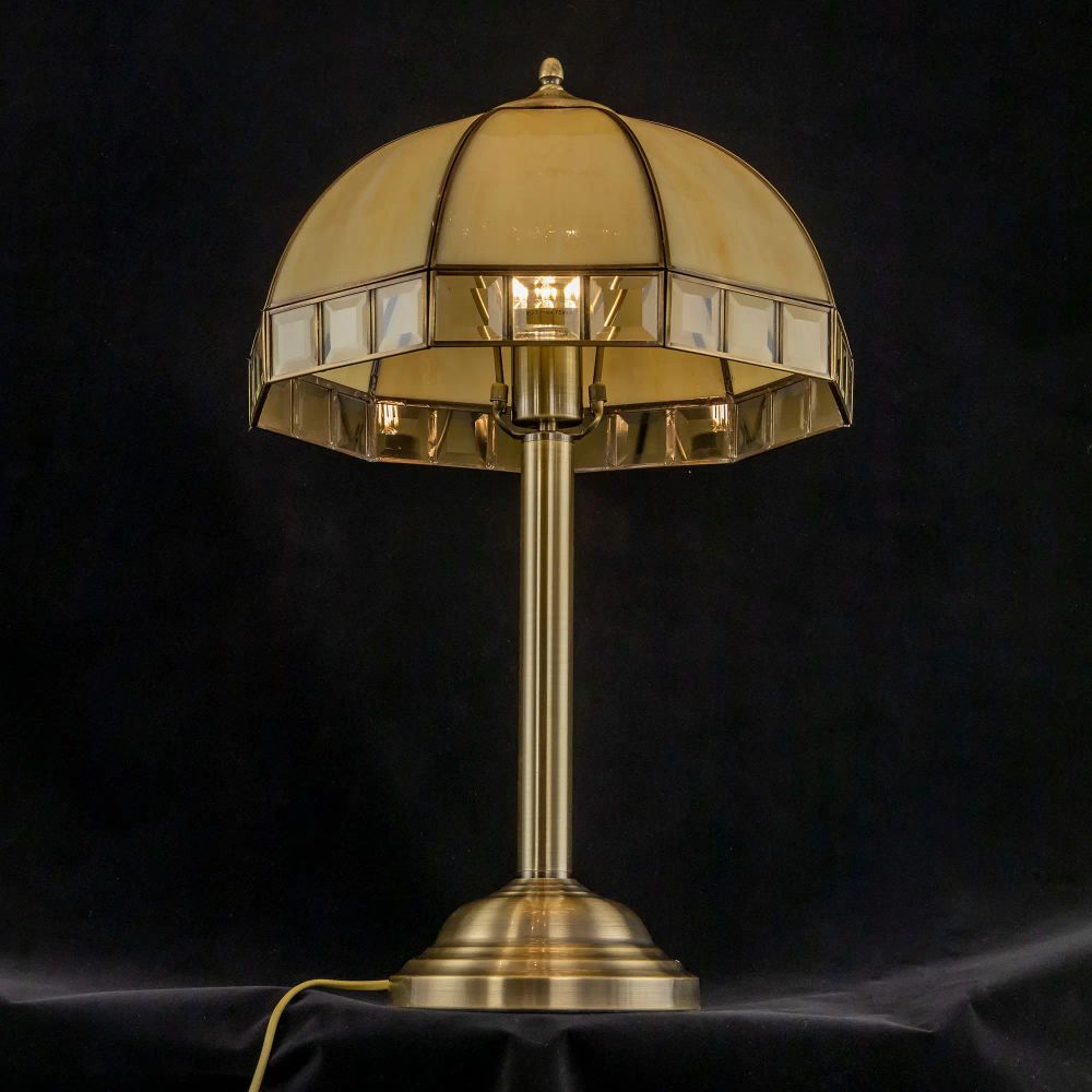 Citilux Шербург-1 CL440811 Настольная лампа витражная Бронза