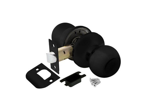 Замок шар Черный без фиксатора 6082 BL-P