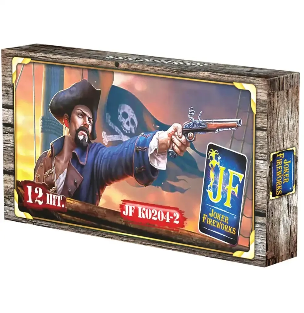 JF K04ТII Корсар 4: Двухвзрывные петарды Корсар 4 от Joker Fireworks — купить рядом с вами или онлайн с доставкой.