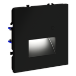 Подсветка светодиодная встраиваемая VOLTUM S70 с датчиком, (черный матовый)
