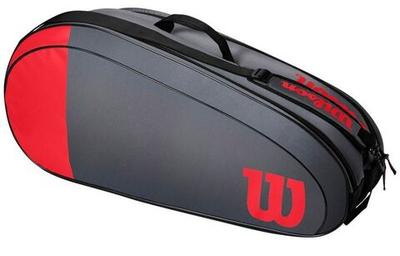 Сумка теннисная Wilson Team 6 Pk - red/grey