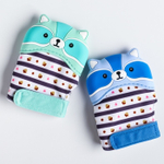 4513789 Прорезыватель рукавичка «Енотик», на липучке, цвет МИКС