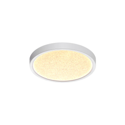 7661/18L MITRA LED SN 555 Светильник пластик/белый LED 18Вт 3000/4000K D230 IP40 OMEGA WHITE