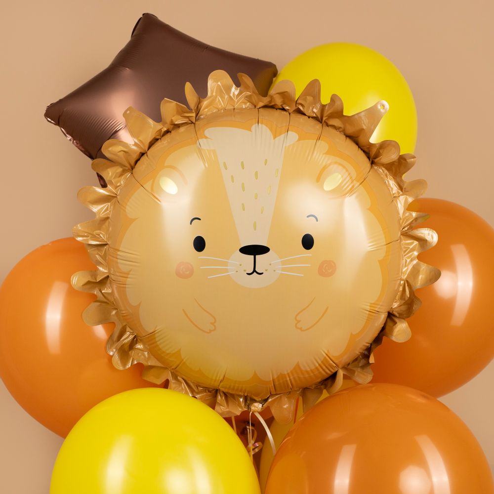 Шар (25''/64 см) Фигура, Львенок, 1 шт. в уп.