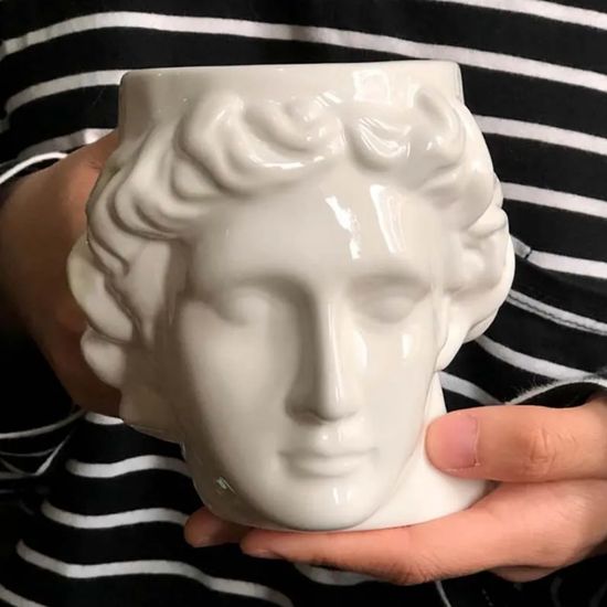 3D Кружка "Давид", белая, 550 мл