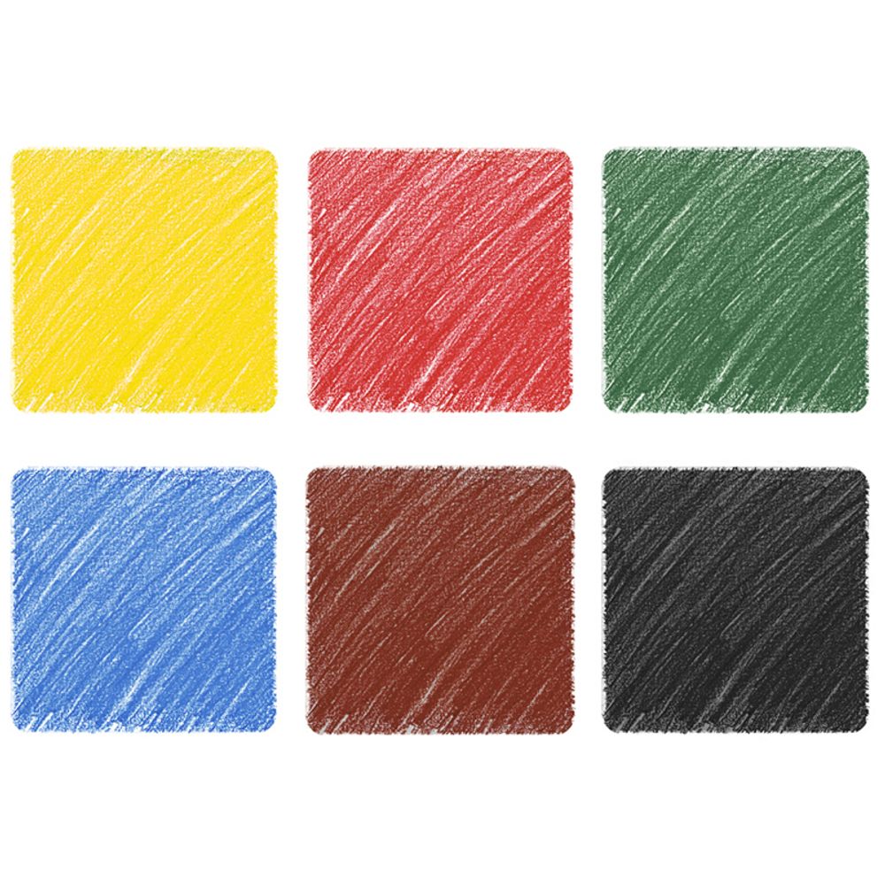 Карандаши цветные ArtSpace "Монстрики", 06цв., заточен., картон, европодвес