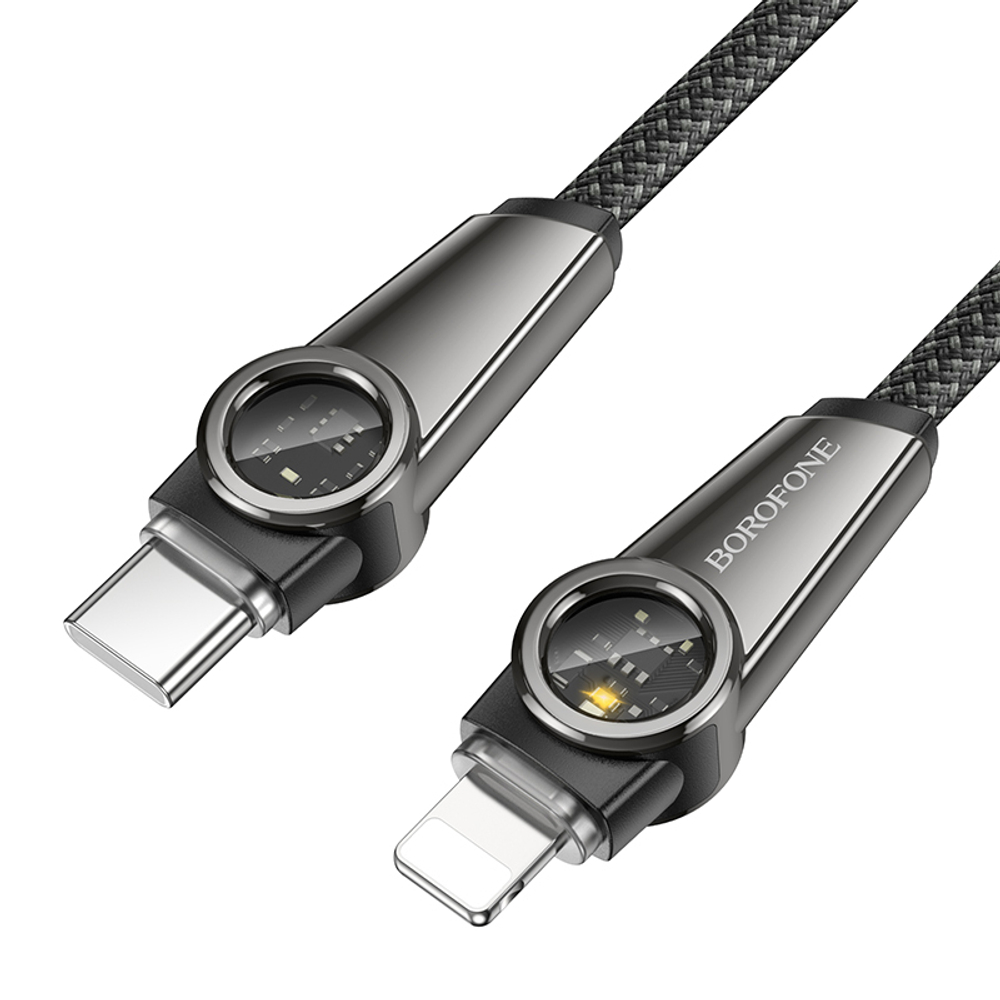 Кабель Lightning -TypeC BOROFONE BU49 27W (черный) 1м