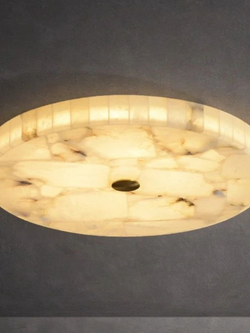 Люстра потолочная из камня