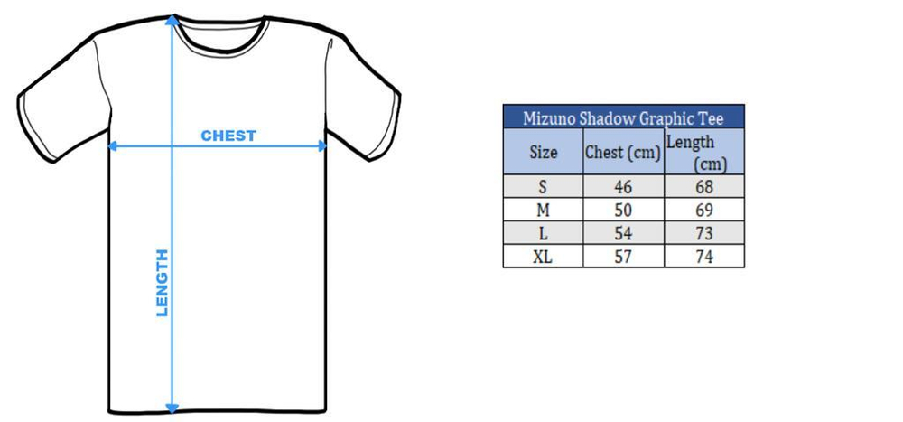 Mizuno T-shirt Shadow Graphic Tee violet