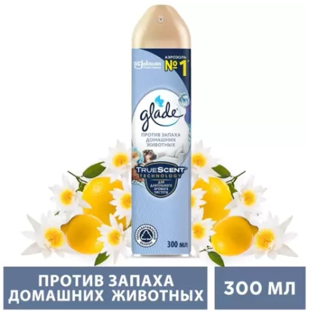 Glade освежитель воздуха Против запаха домашних животных, 300 мл