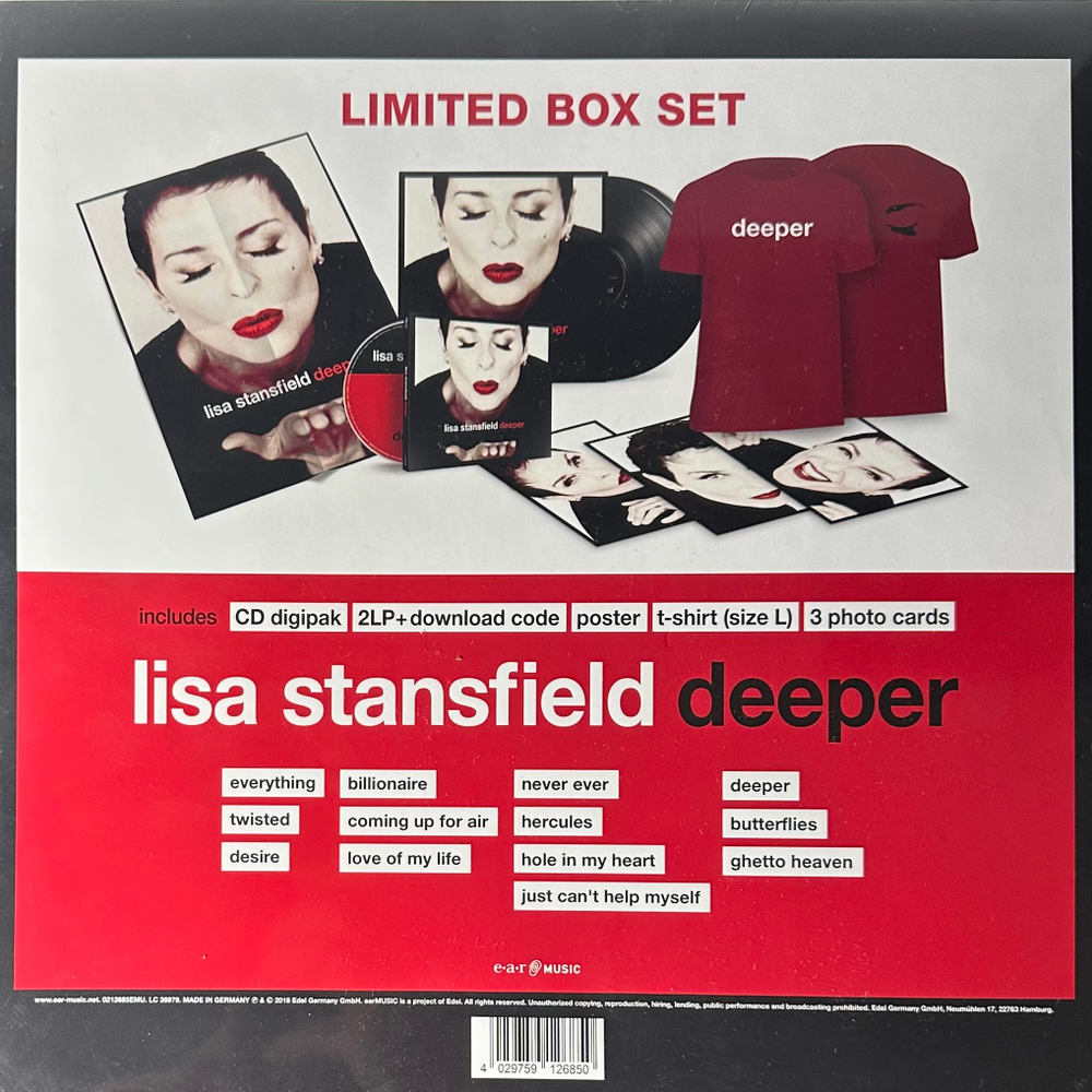 Lisa Stansfield ‎– Deeper (Германия 2018г.) 2LP + CD