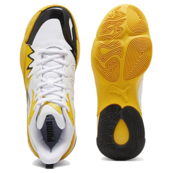 PUMA Genetics Баскетбольные кроссовки MID Топ Белый Неон Унисекс