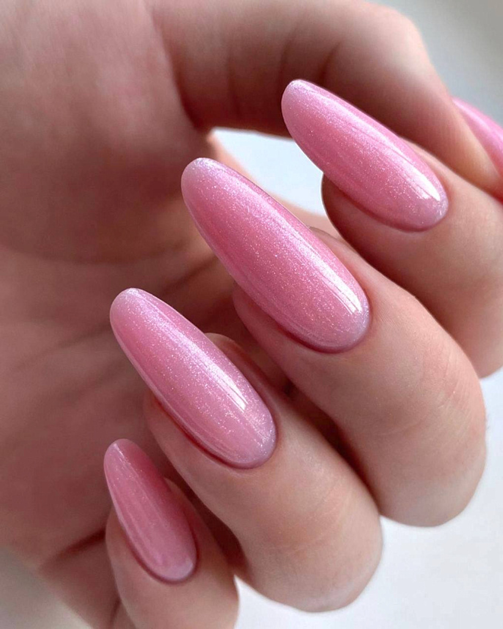 Гель камуфлирующий с шиммером Galaxy French Pink Dark 15гр Cosmoprofi