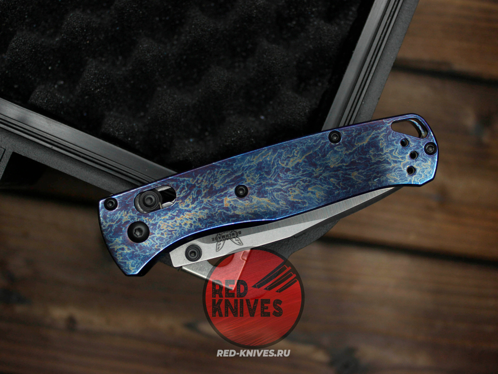 Нож Benchmade 535 Bugout "Огненный" Титан