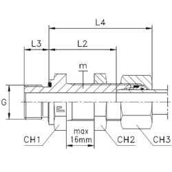 Штуцер FDE DS16 BSP 1/2 B4 (в сборе)