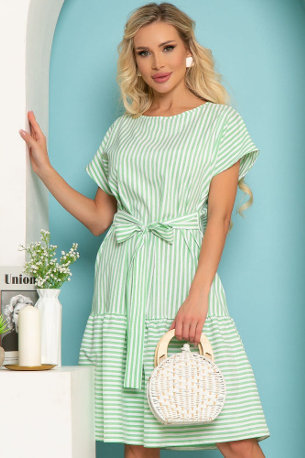 Платье "Ева" (нежная зелень) П3992 LT Collection (Акция)