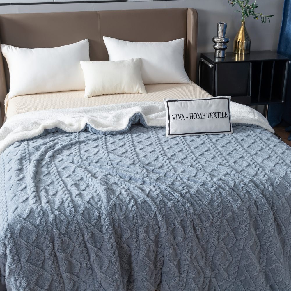 Плед Fluffy бамбуковая микрофибра FL015, размер 200*230