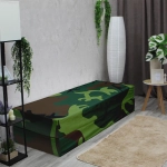 Бескаркасный диван кровать раскладной "Камуфляж"
